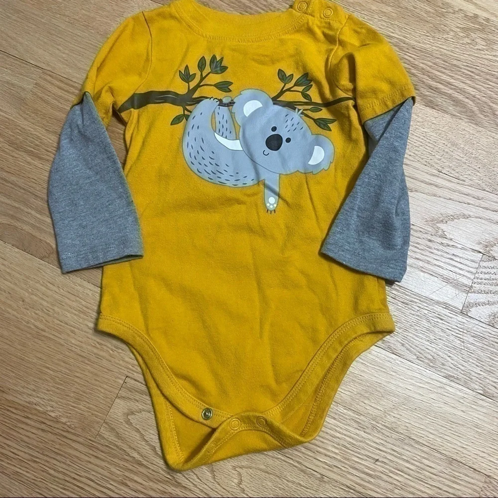 18 mos Long Sleeve Shirt Onesie Bundle Carter’s Garanimals Koala MVP